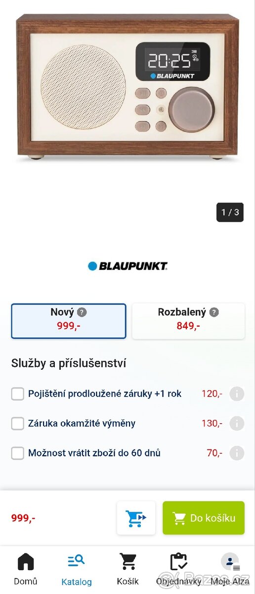 BLAUPUNKT HR5BR RADIO BUDÍK SD USB AUX