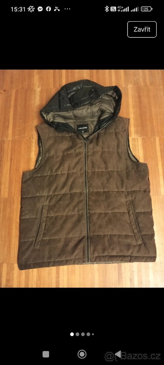 Pánská luxusní zimní vesta