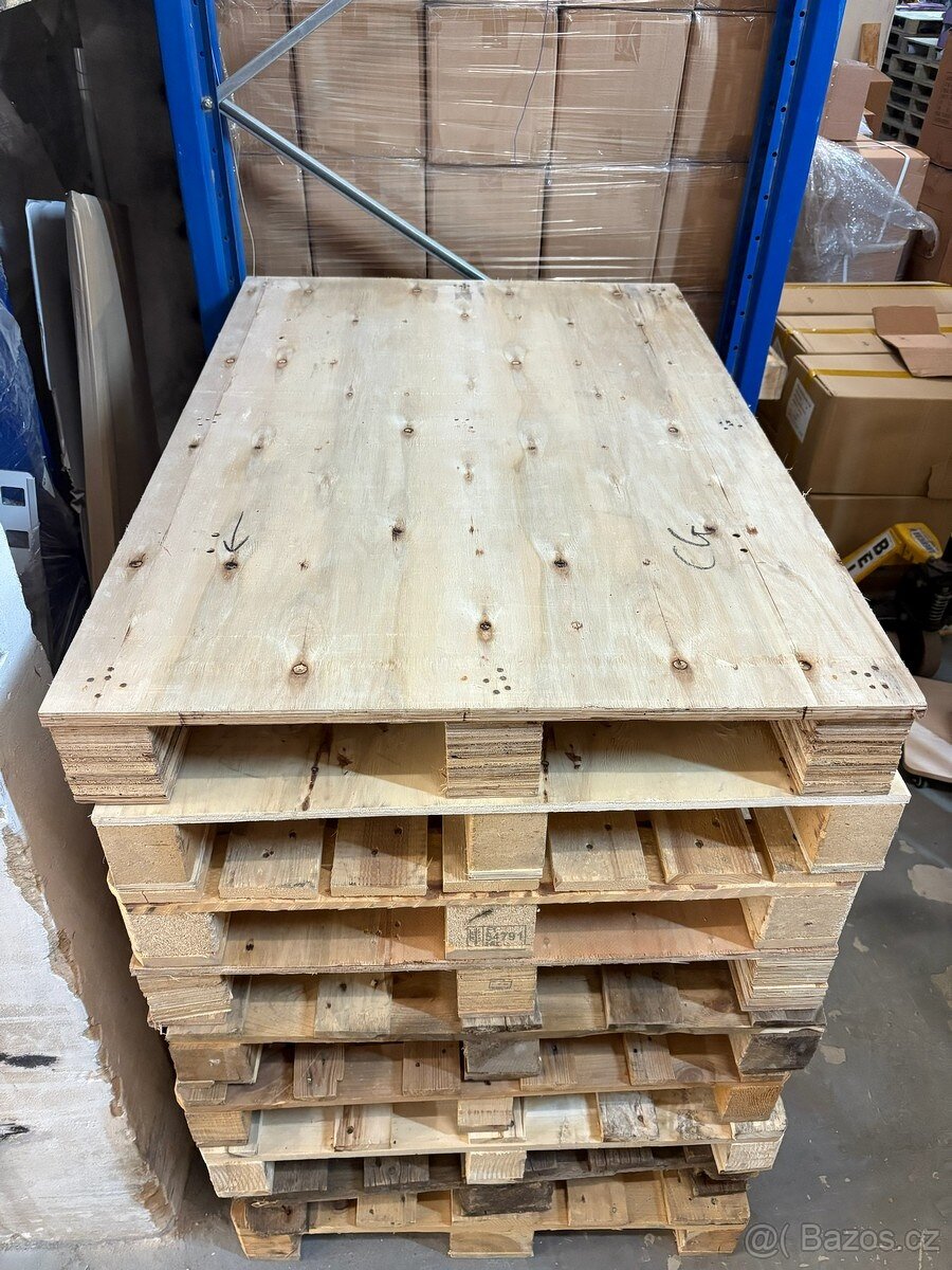 Paleta / palety jednocestná plná 120x80 cm