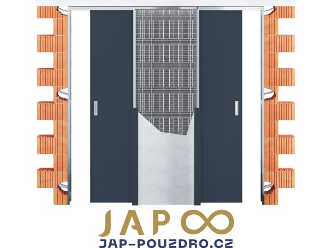 Pouzdro JAP do sádrokartonu Unibox 700 + 700 mm