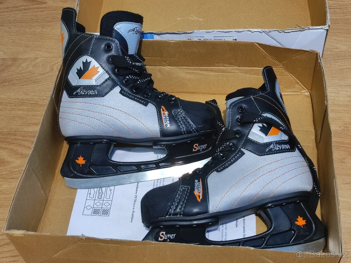 Juniorské hokejové lední brusle vel.38