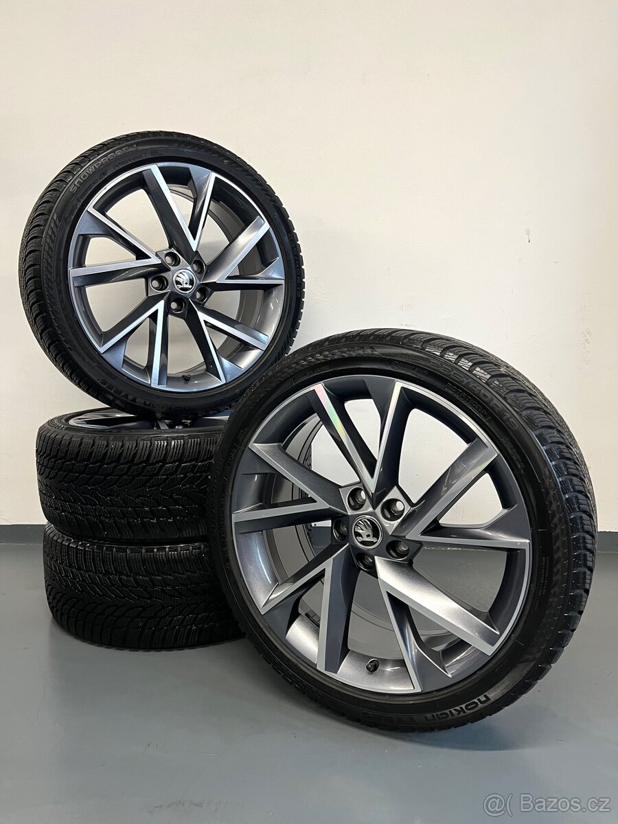 ❄️ Zimní Alu kola Vega, Škoda Superb 3, 5x112 r19