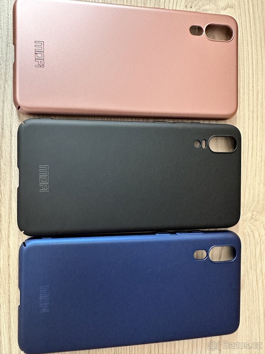 Kryt na Huawei p20 růžový, černý, modrý NOVÝ