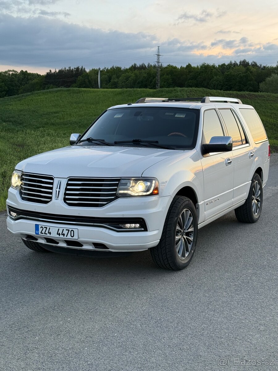 LINCOLN NAVIGATOR 3.5 V6 bi-TURBO—2017—LPG—7 mist—tažné 3.5t