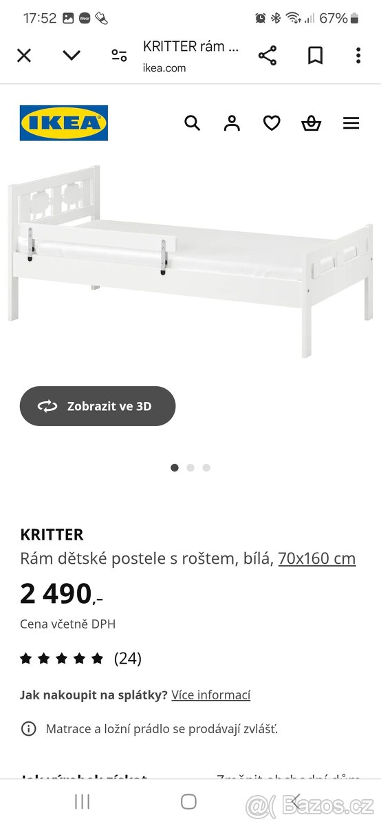 Dětská postel