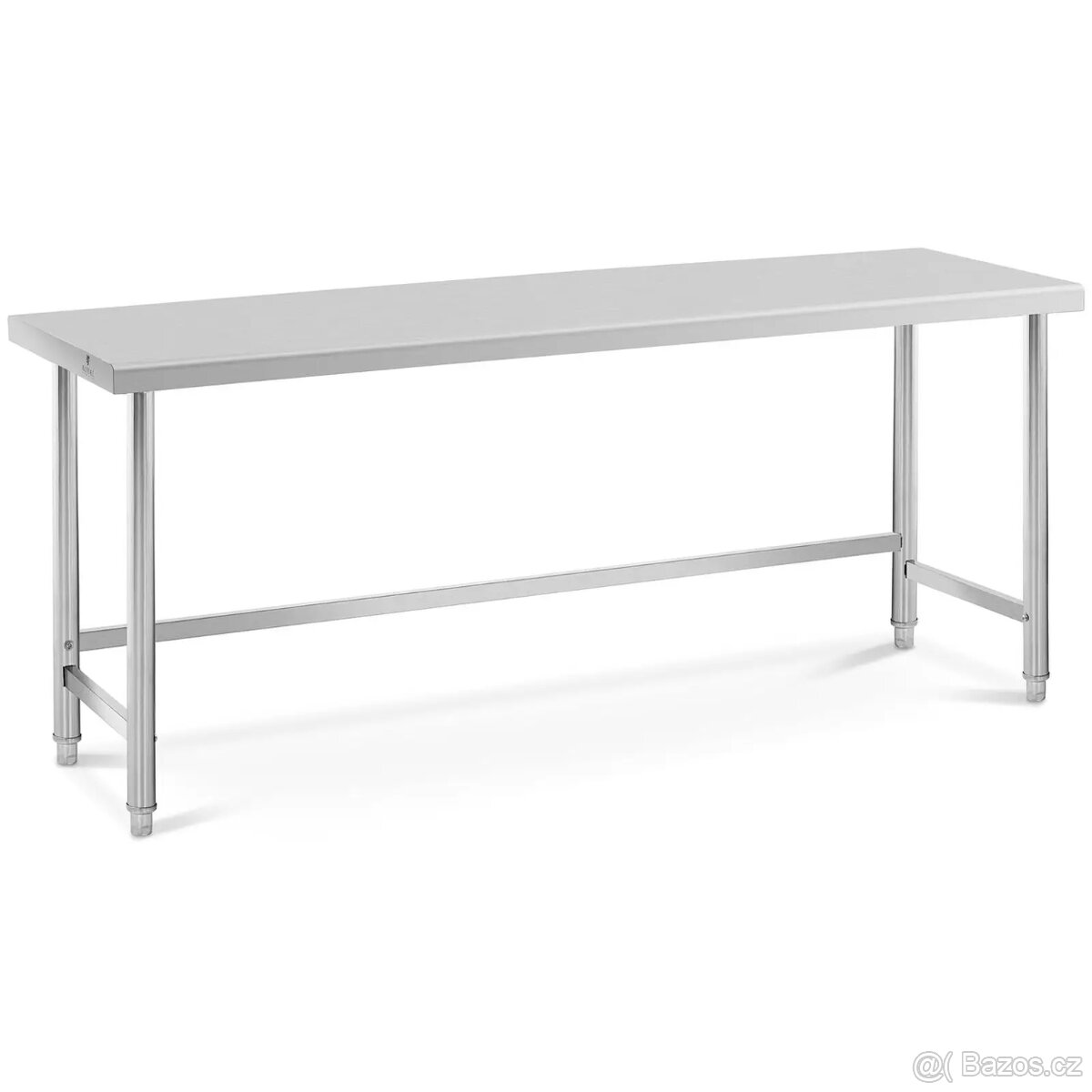 Nerezový gastro stůl na kolečkách 200x60cm stav jako nový