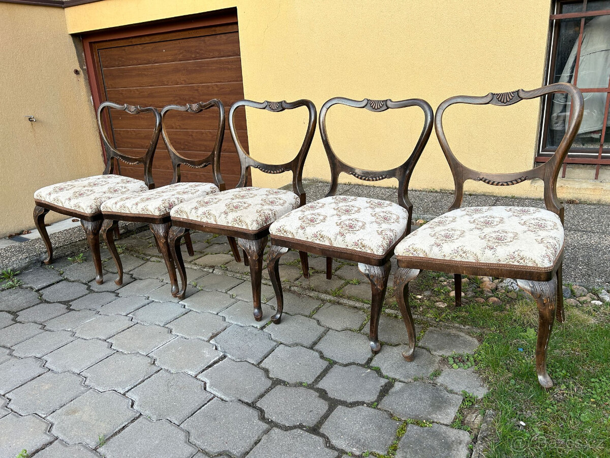 Starožitná židle - 8 ks
