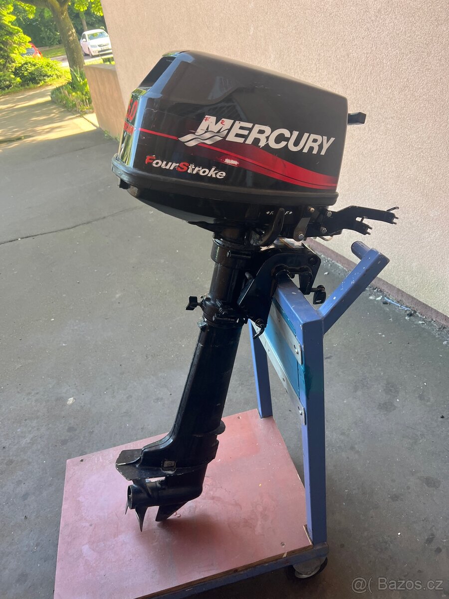 Lodni motor Mercury 5hp 4t dlouha noha, na DO