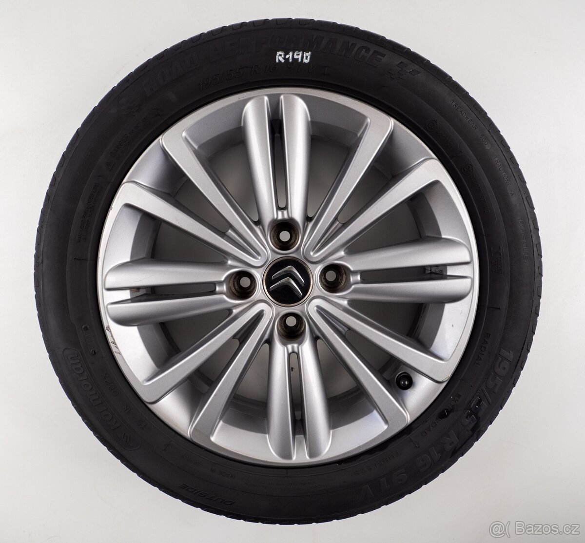 Citroen C-Elysee - Originání 16" alu kola - Letní pneu