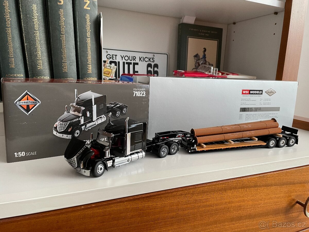 International Lonestar + lowboy USA 1:50