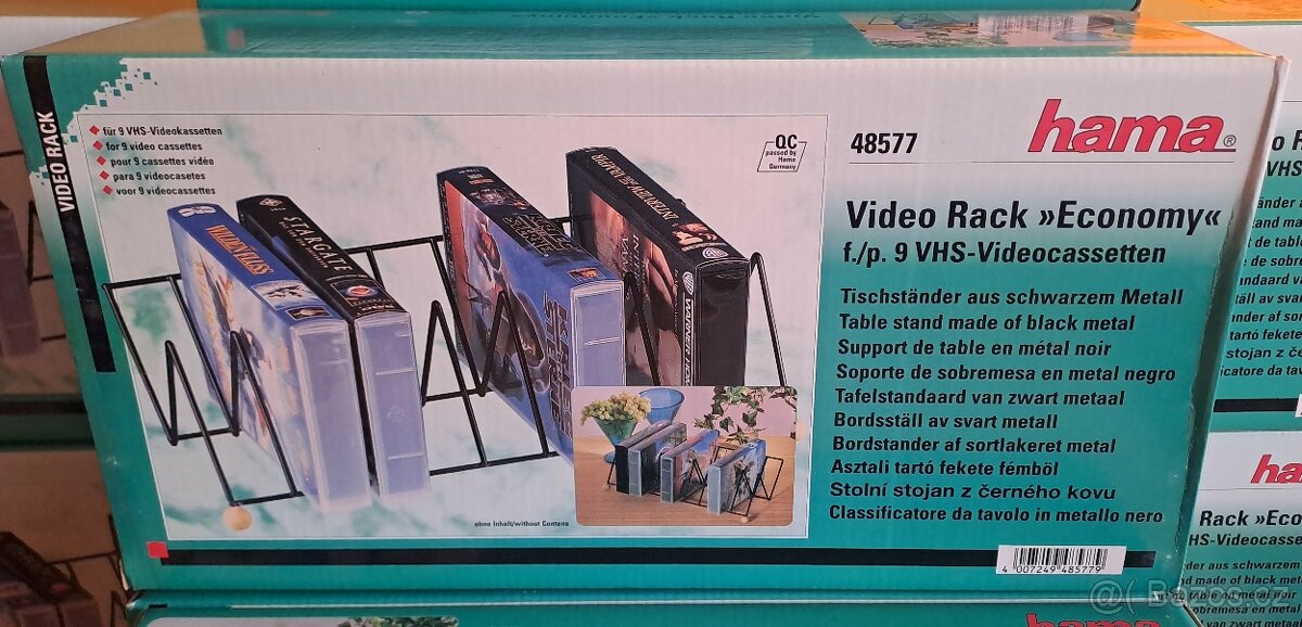 Stojan HAMA pro 9 VHS kazet video kazet