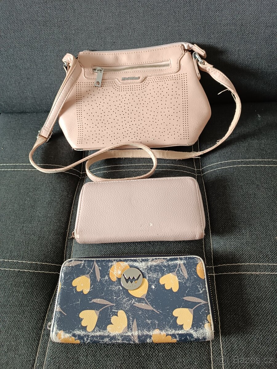 crossbody kabelka a peněženky