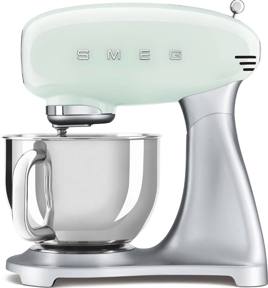 Nový kuchyňský robot SMEG, pastelově zelená barva