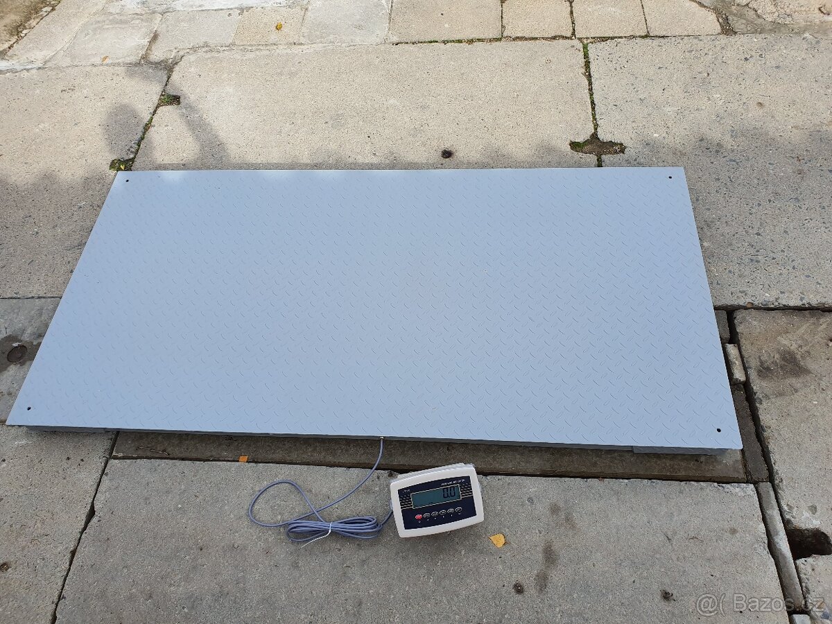 Podlahová váha do 3 000 kg, rozměr 100x200 cm