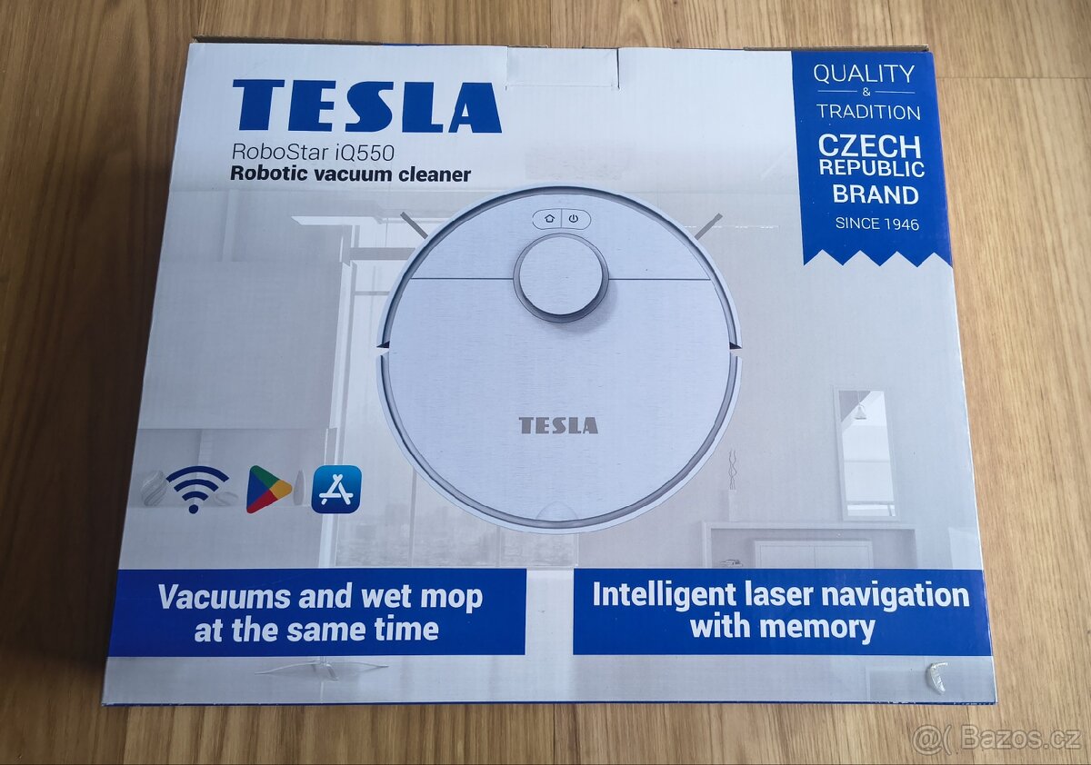 NOVÝ Tesla RoboStar iQ 550 Robotický vysavač s mopem