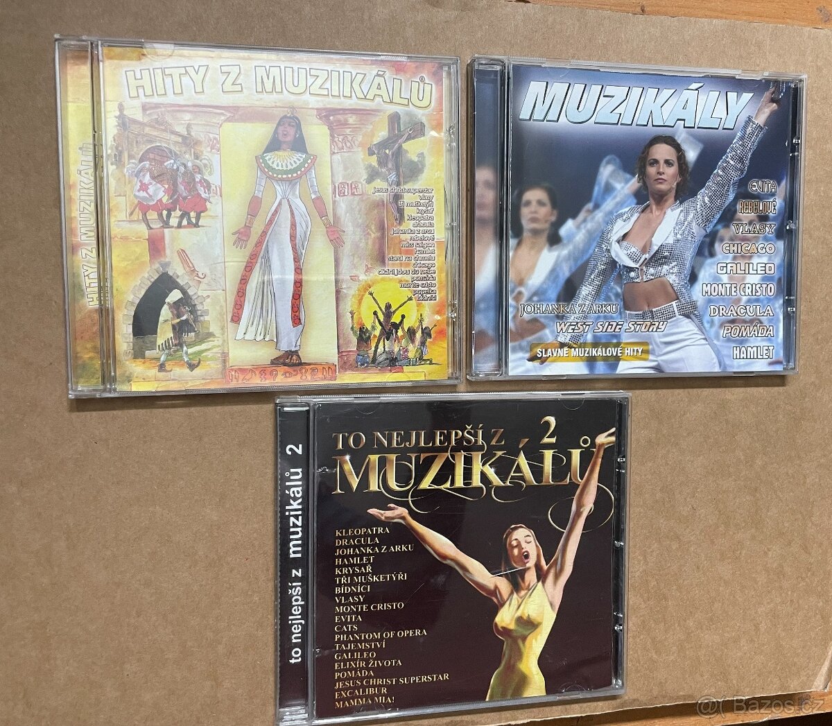 3 CD - Muzikálové melodie