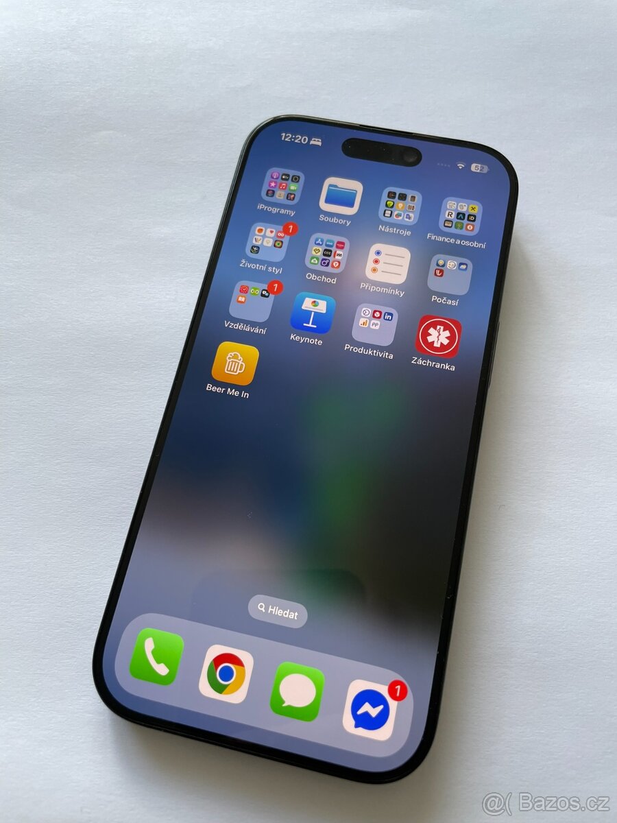 Iphone 16 Pro 128 GB šedý titan - rozbalený, 100 % baterie