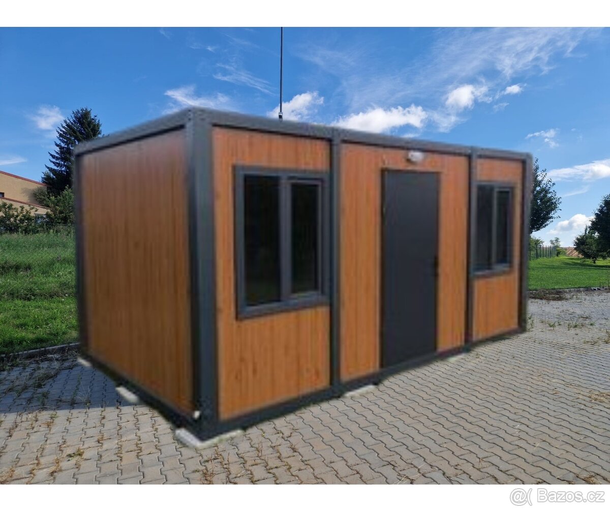 Dřevodekor kontejner 6x2,4m