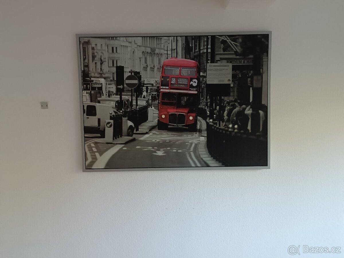 Velký obraz Double decker (IKEA)