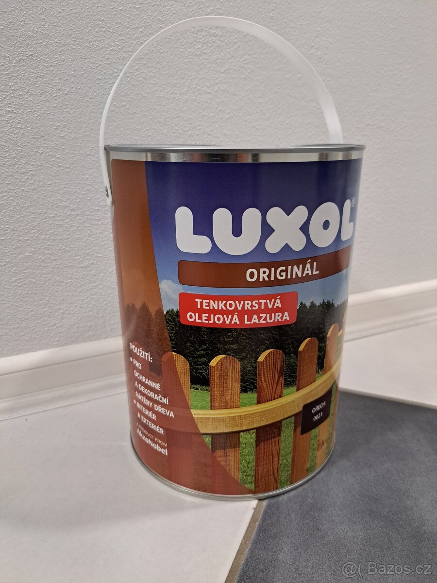 Nová lazura Luxol 0021 ořech - 4,5l