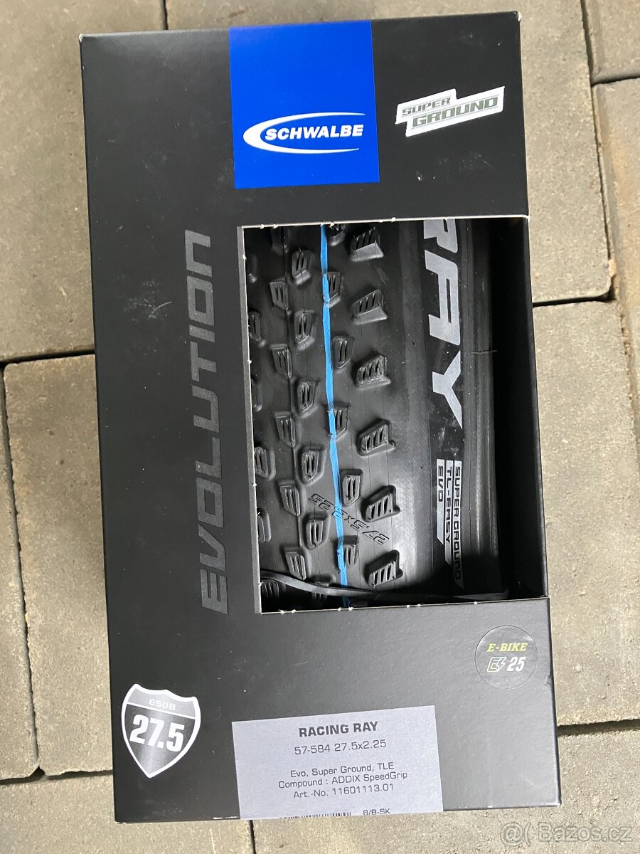 Pláště 27,5 x 2,25" Schwalbe Racing Ray