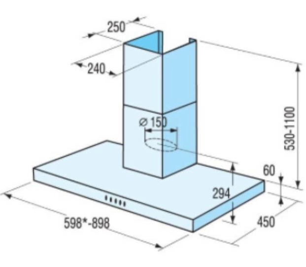 Odsavač par Mora OK 935 X nerez