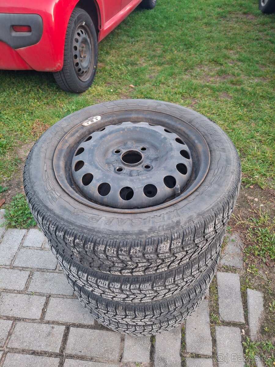 155/65 R14 - disky + zimní pneu