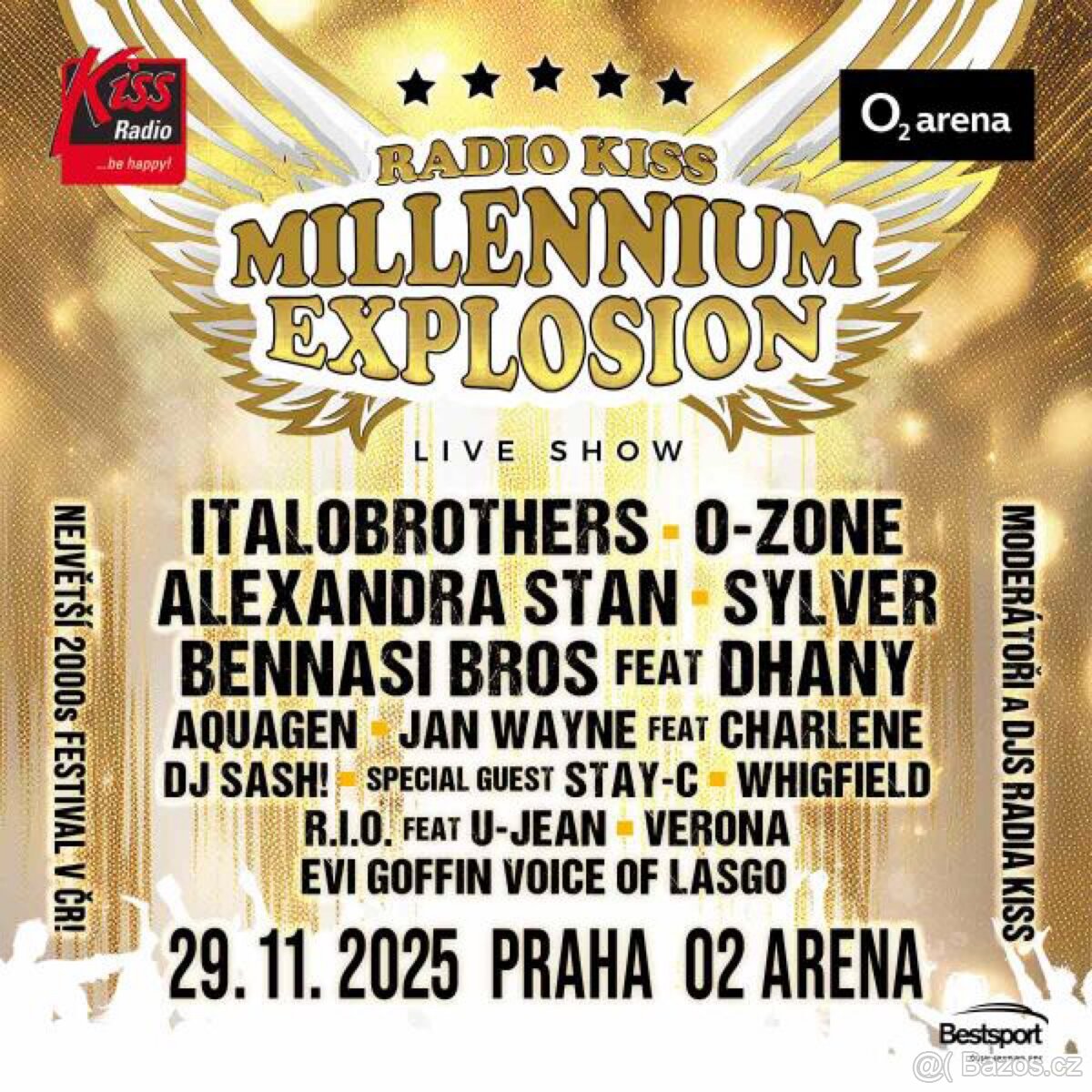RADIO KISS MILLENNIUM EXPLOSION 2025 VIP vstpupenky
