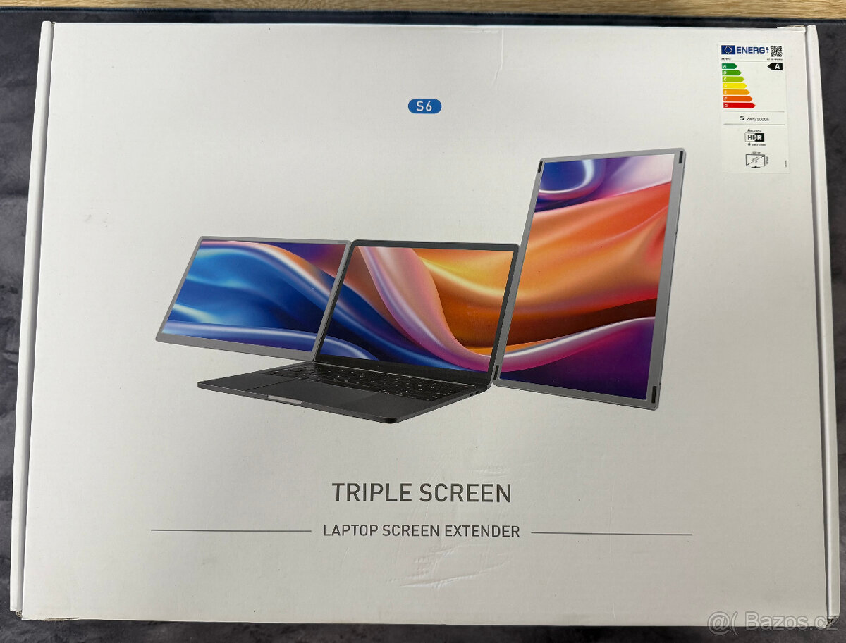 NGTeco 15.6" FHD Triple Screen Laptop Extender – Plug&Play