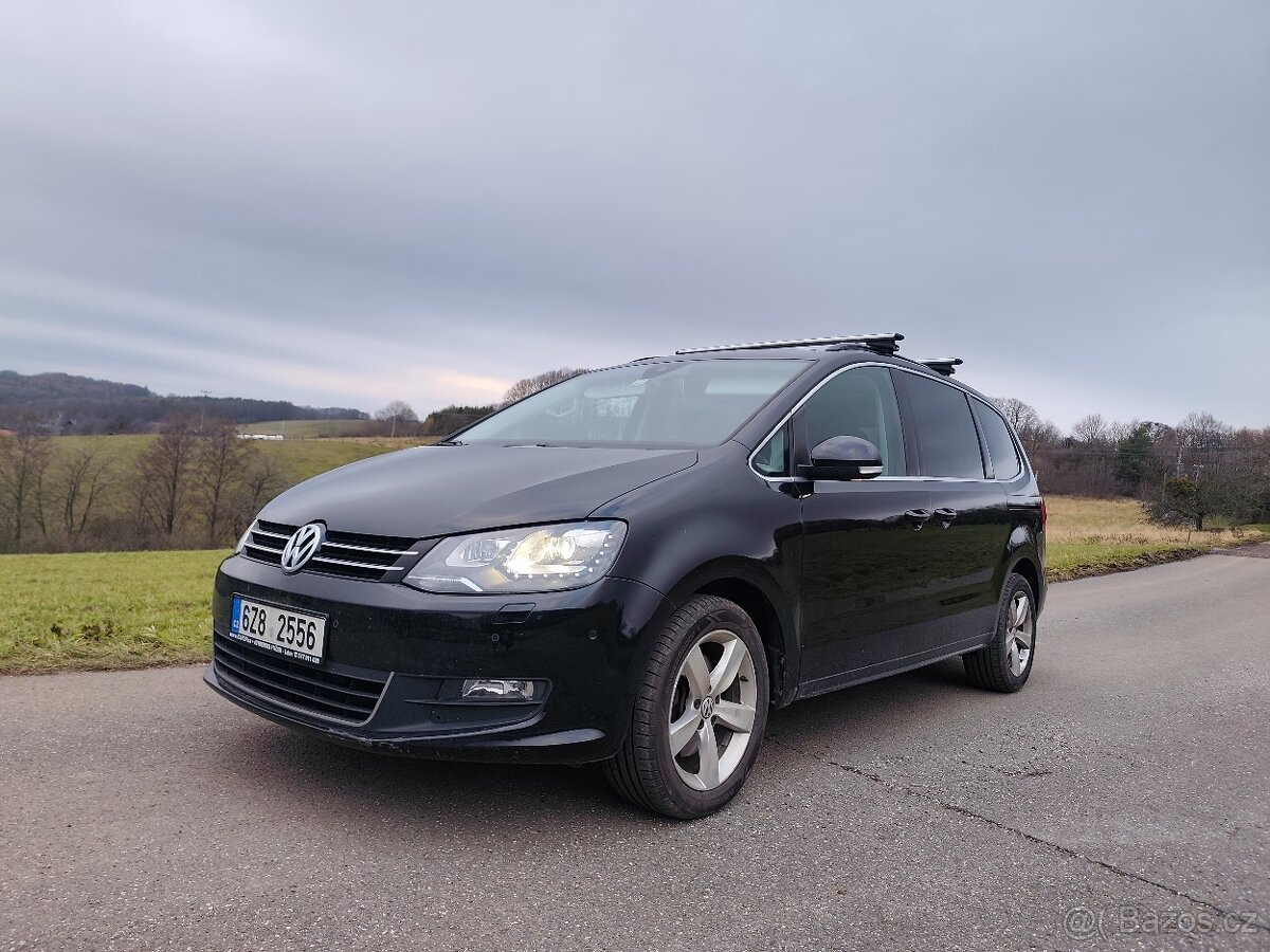 Volkswagen sharan 2.0tdi, tažné, 7 sedadel, dsg