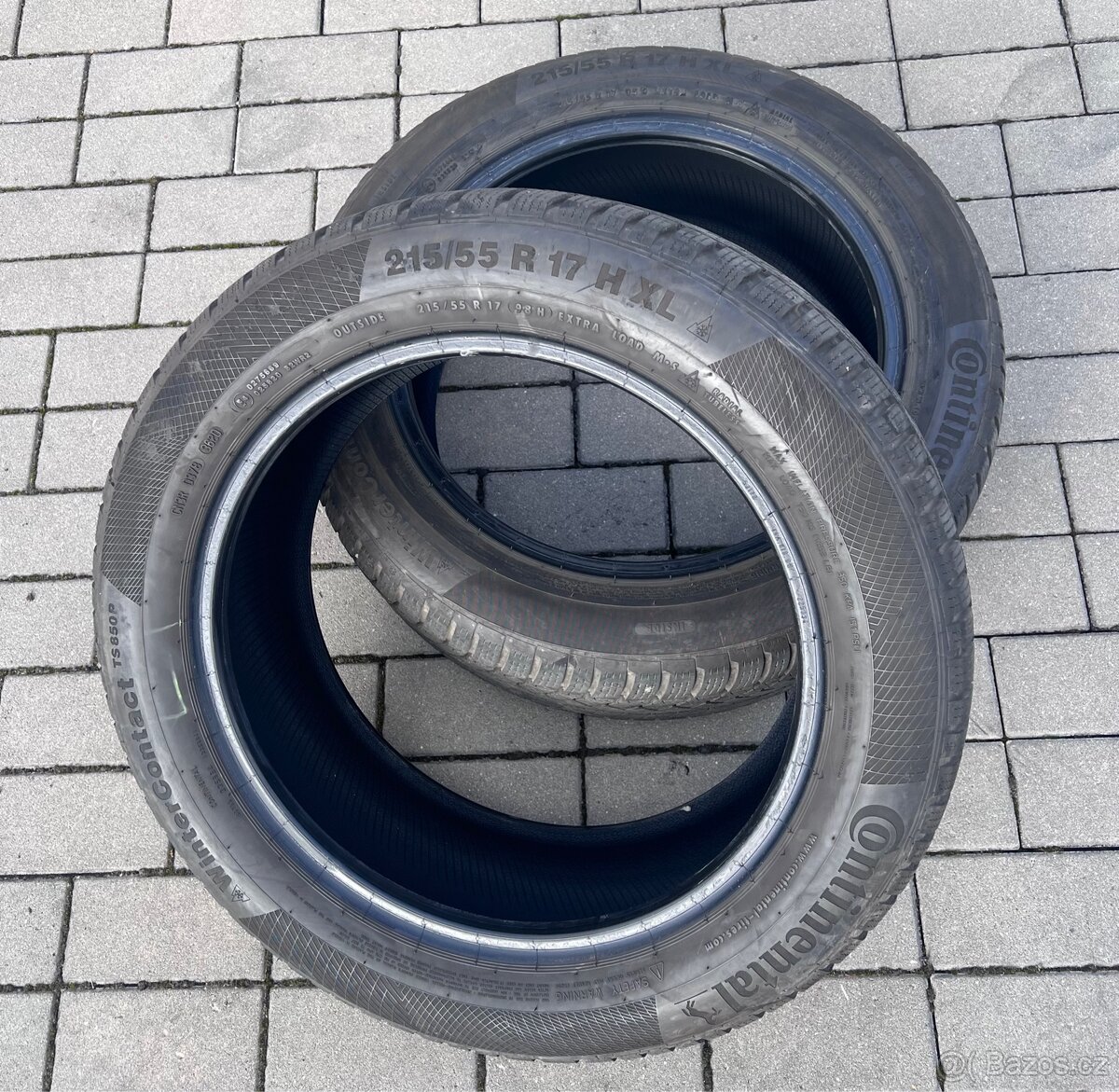 215/55 R17 - 2x zimní Continental
