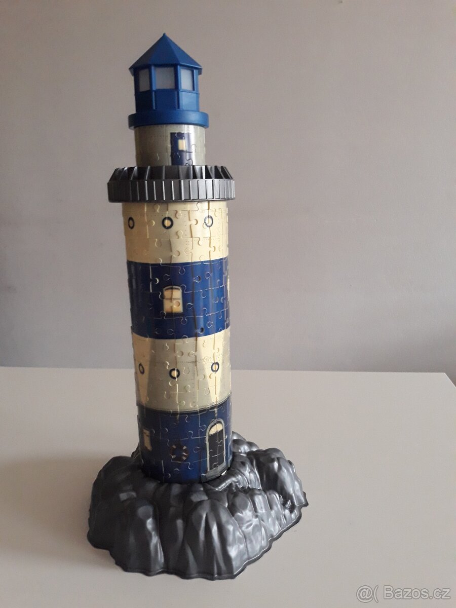 svítící 3D puzzle - MAJÁK - Ravensburger