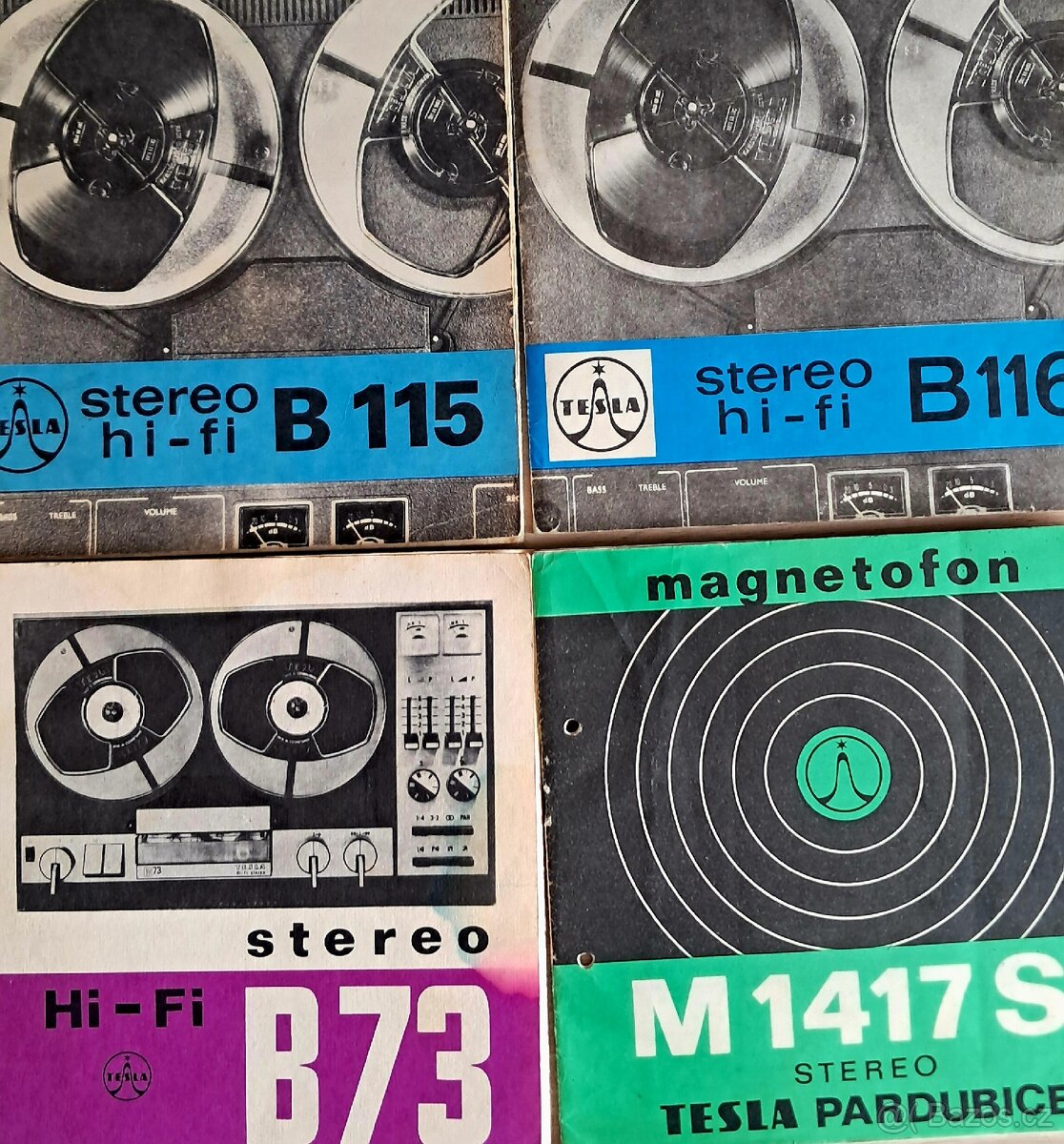 Tesla, Technics - uživatelské manuály