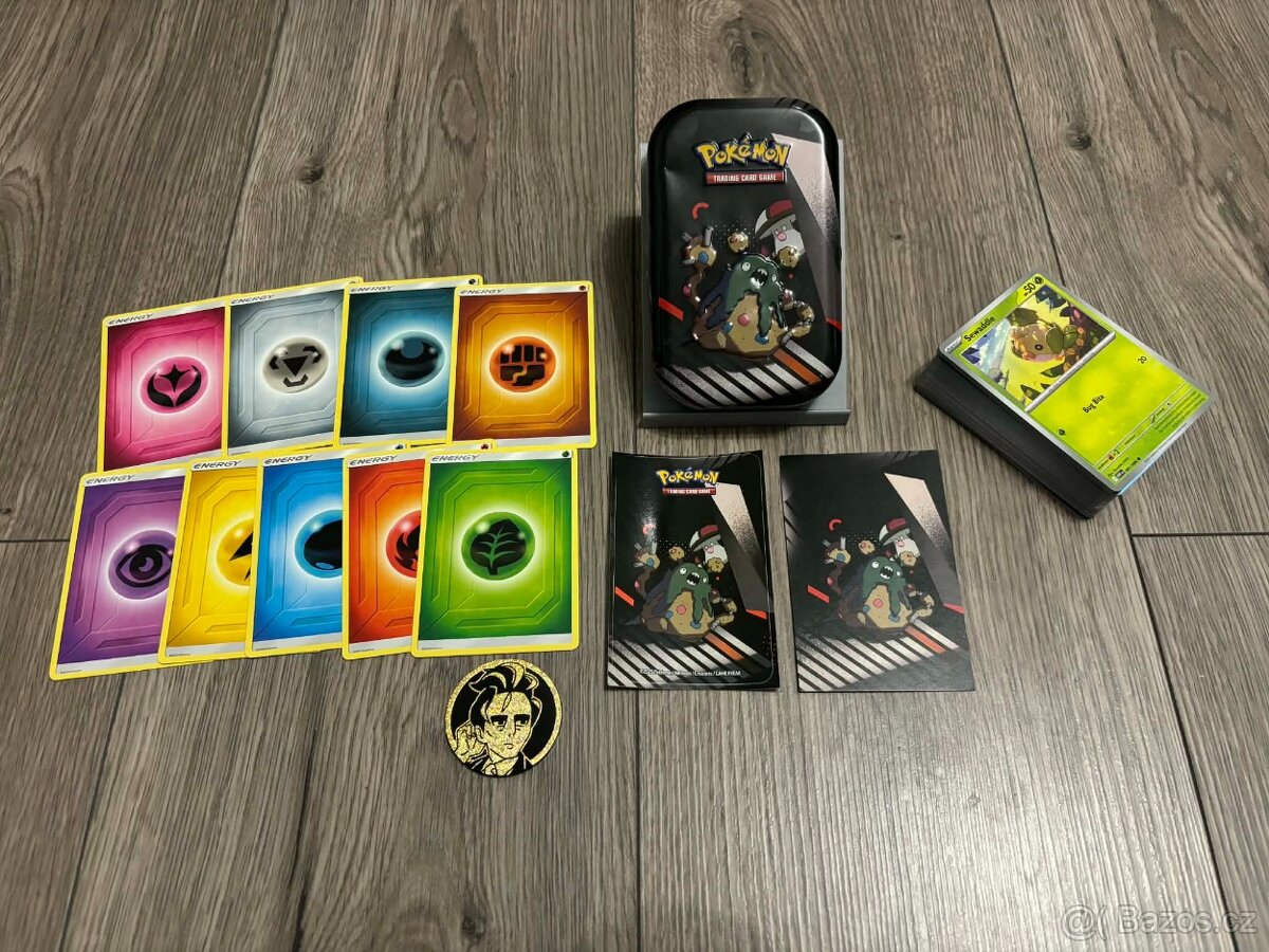 Pokémon karty White Flare + tin