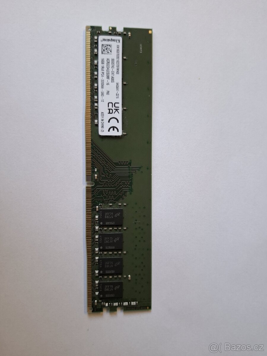 DDR4 Kingston 16GB 3200AA
