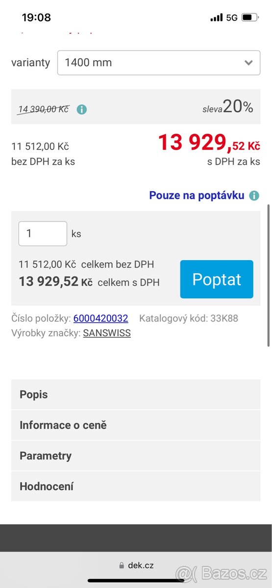 Koupelnové dveře + stěna