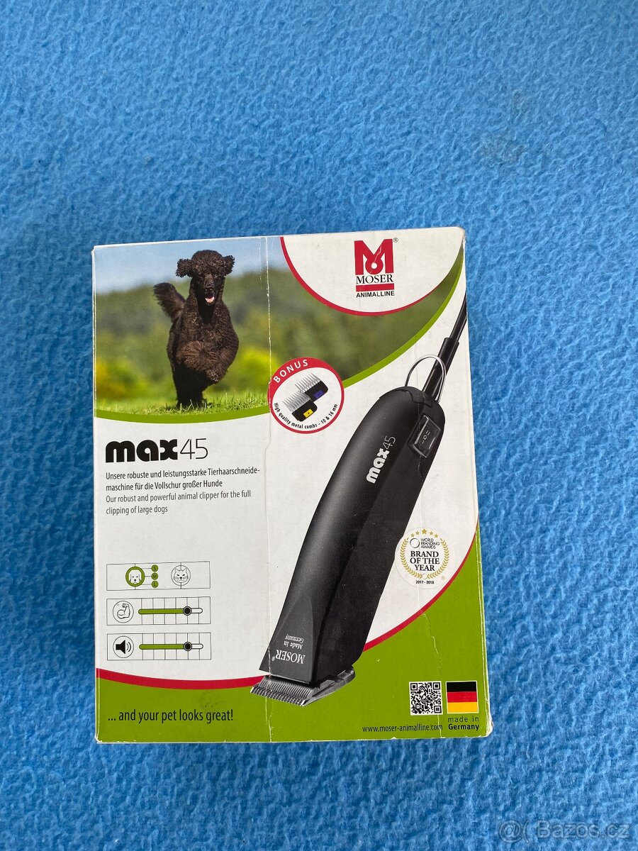Holicí strojek na psy - MOSER MAX 45