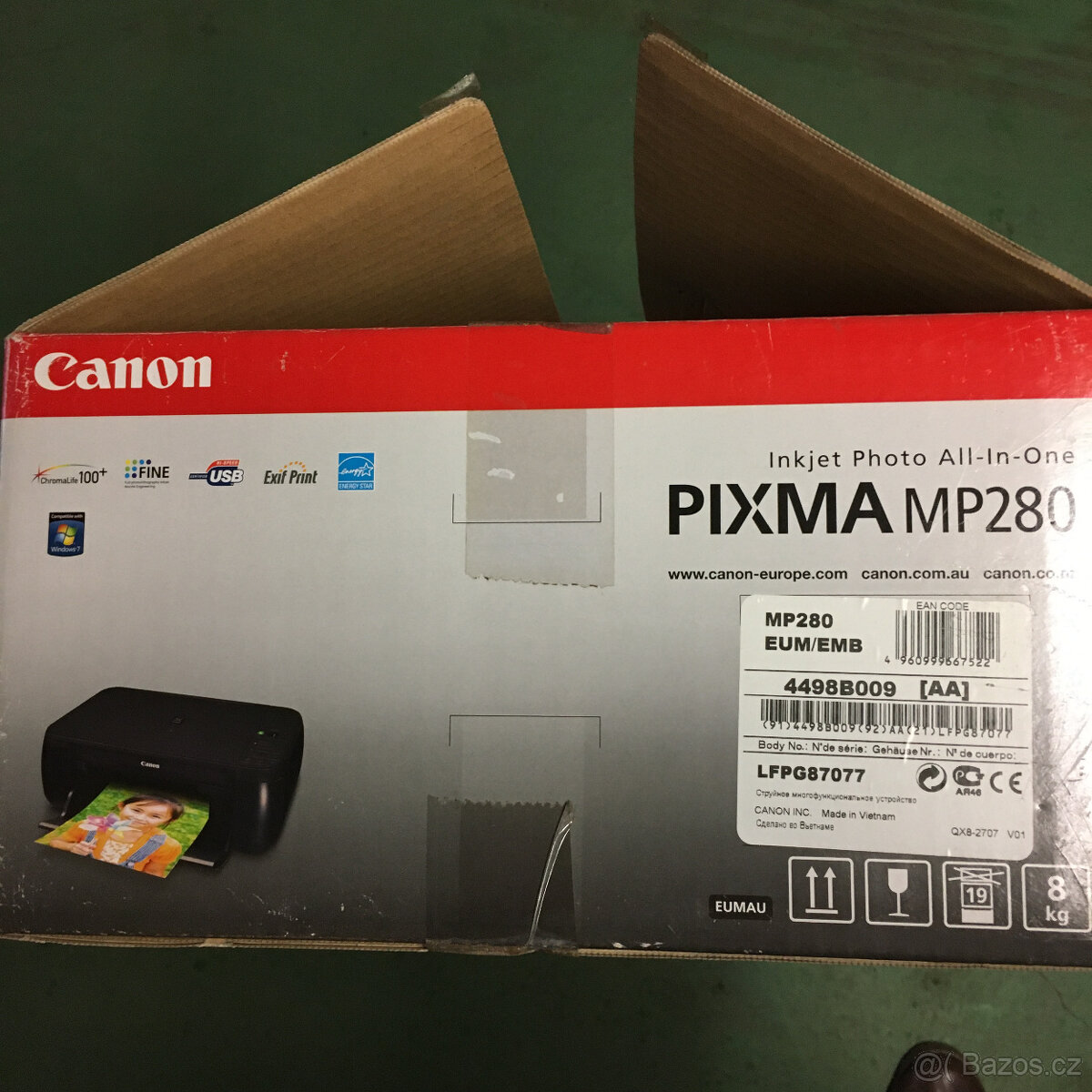 Prod. tiskárnu CANON PIXMA MP 280.