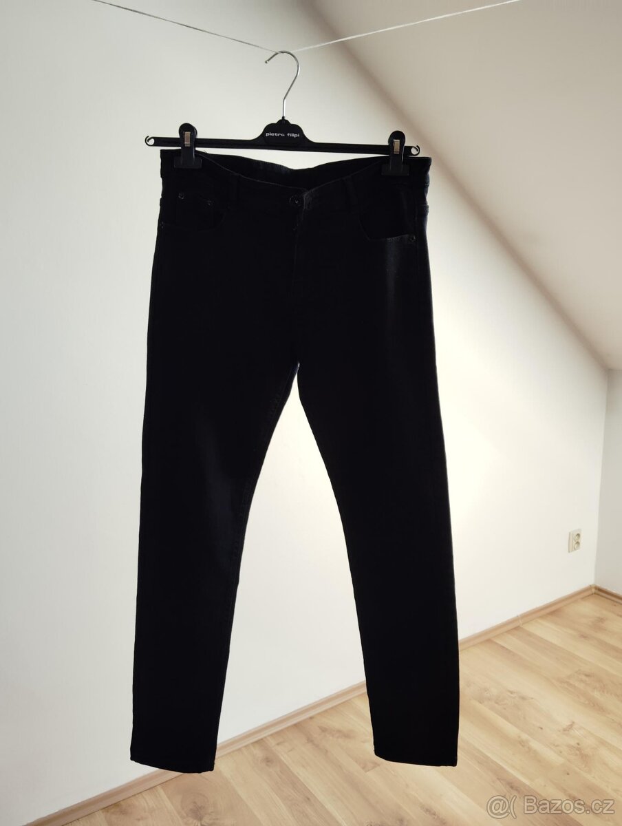 Černé džíny na výšku 168-171 cm