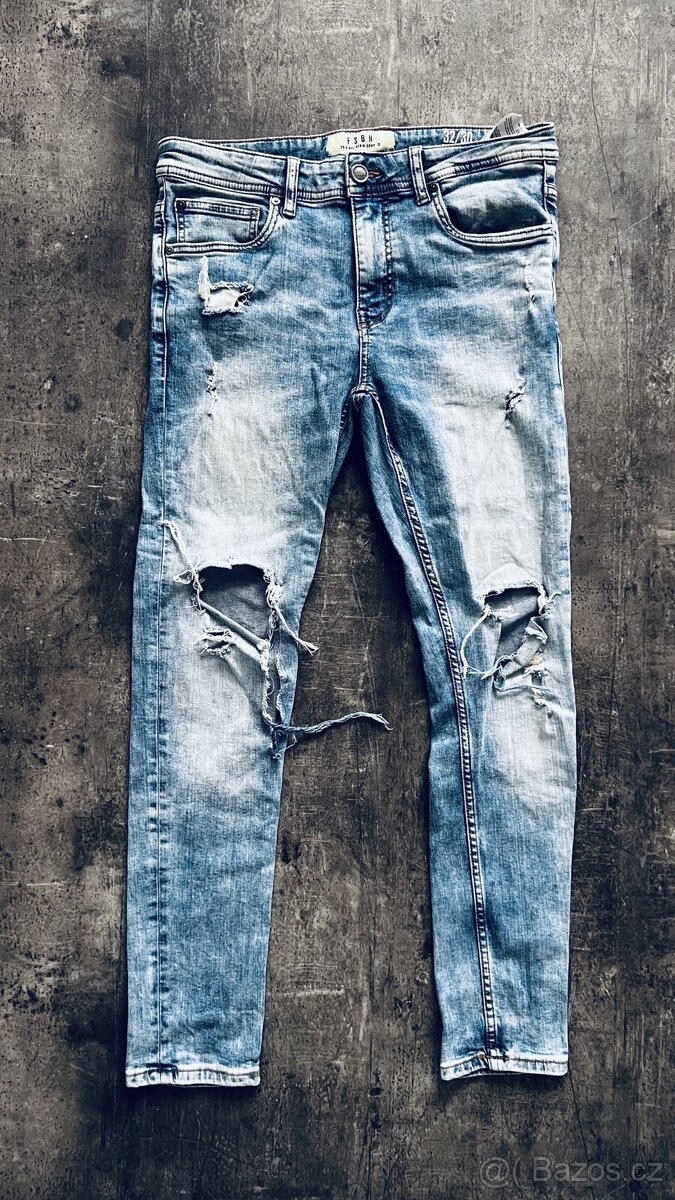 Pánské roztrhané džíny (FSBN)
