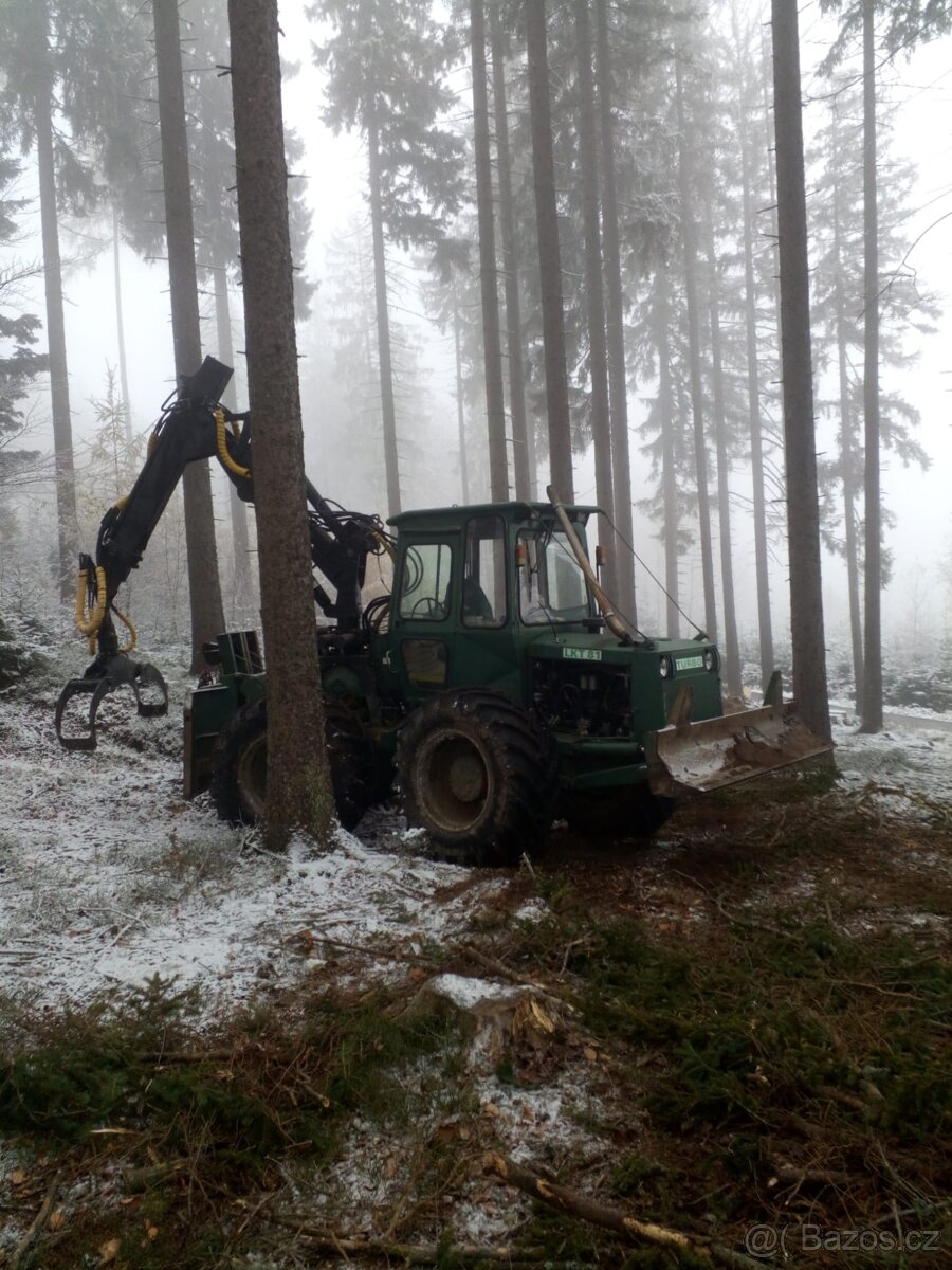 LKT 81 hydrostat, osové nápravy,hydraulická ruka