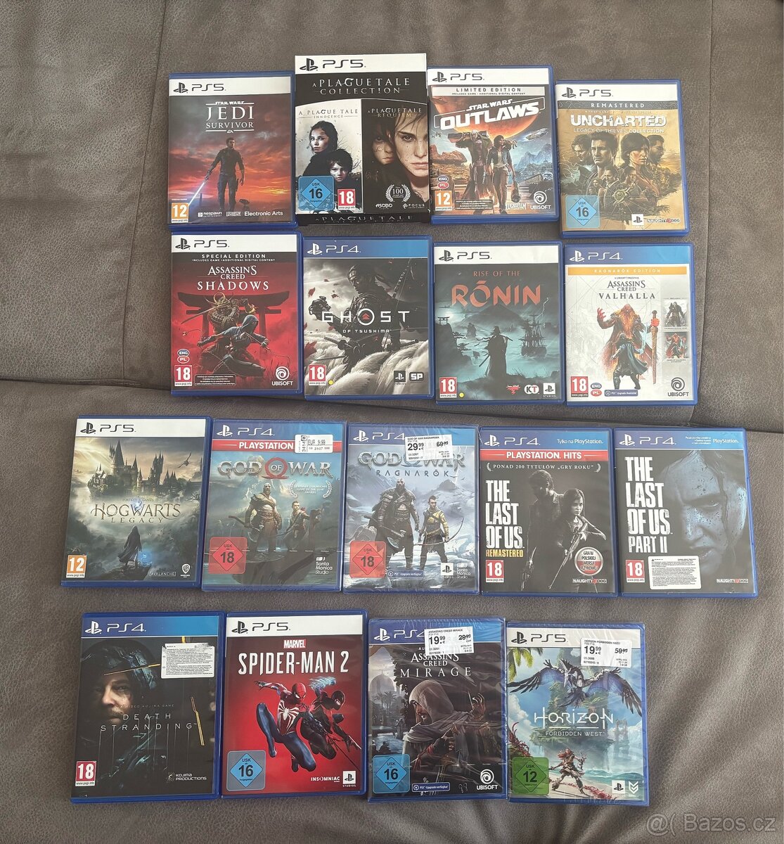 PRODÁM HRY NA PS4 , PS5