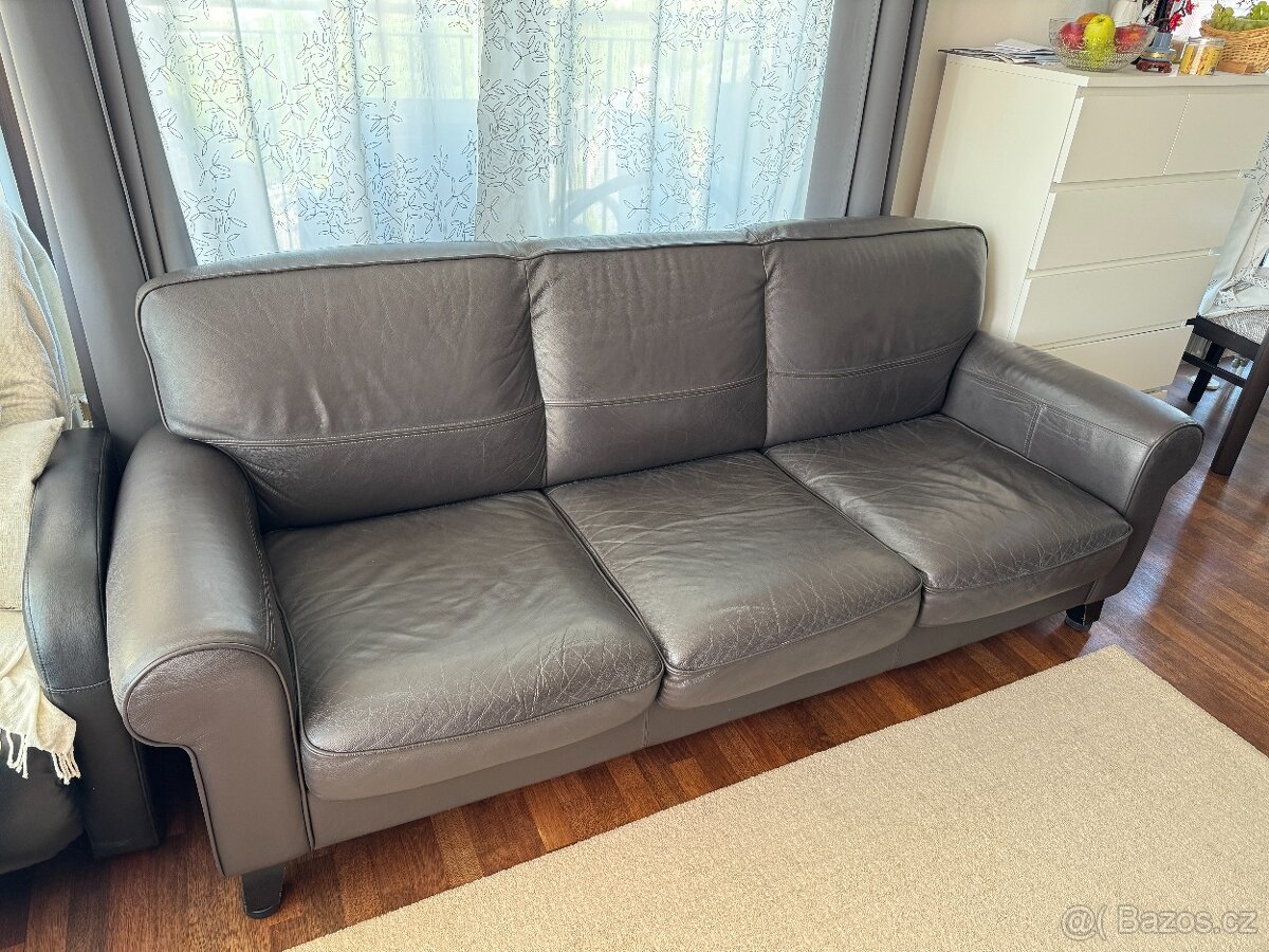 Kožená sedačka Ikea Ystad