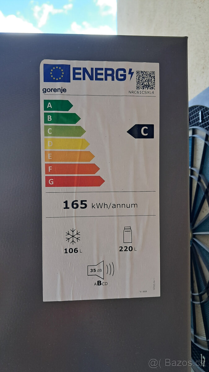 Chladnička s mrazničkou Gorenje Superior NRC61CSXL4 nerez