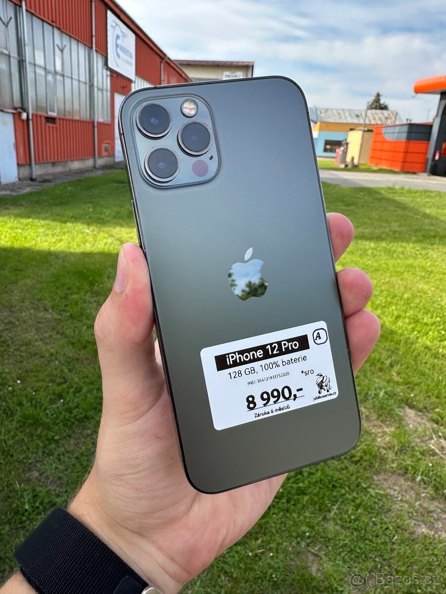iPhone 12 Pro - 128GB - 100% BAT - 6M ZÁRUKA