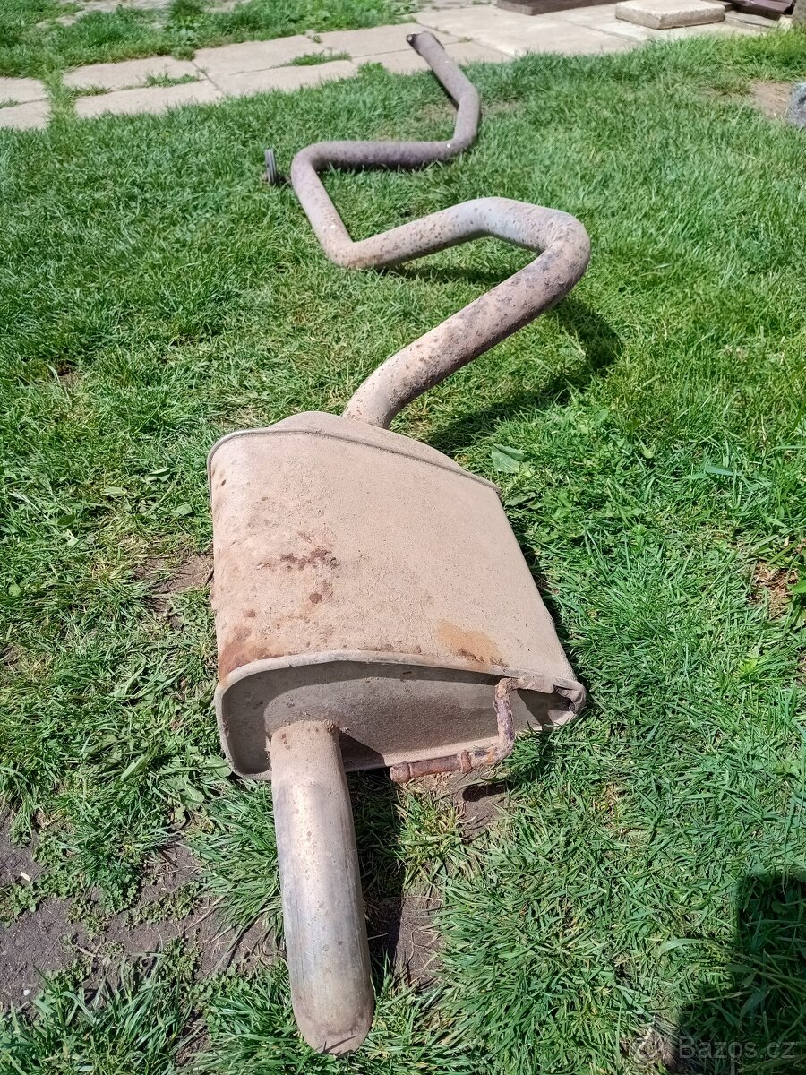 Mondeo combi MK3 zadní tlumič výfuku s potrubím.