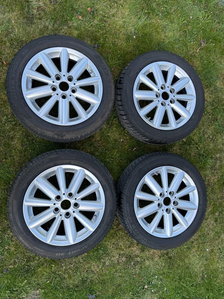 Krásná zimní ALU sada MINI 5x112, 5,5Jx16, TPMS senzory