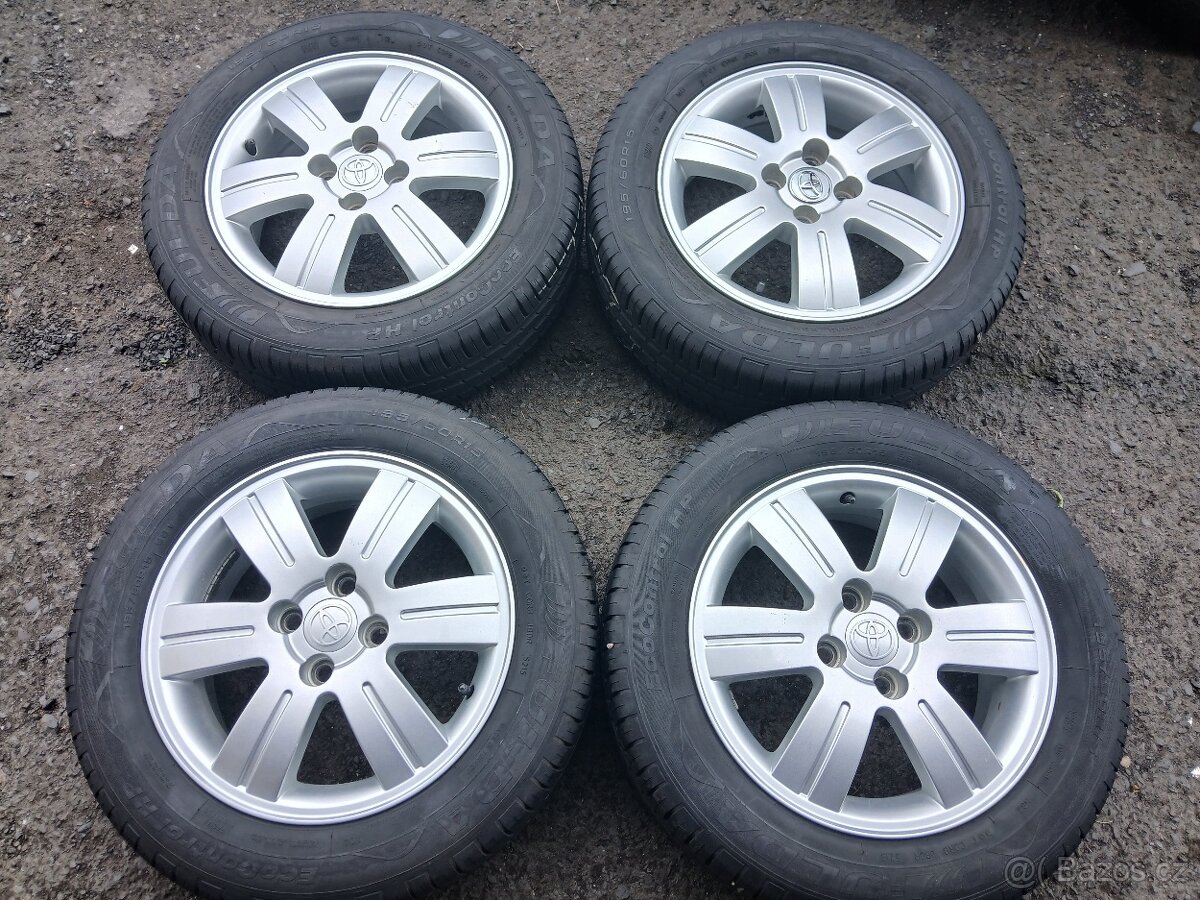Sada Orig ALU kol Toyota 195/60R15 letní