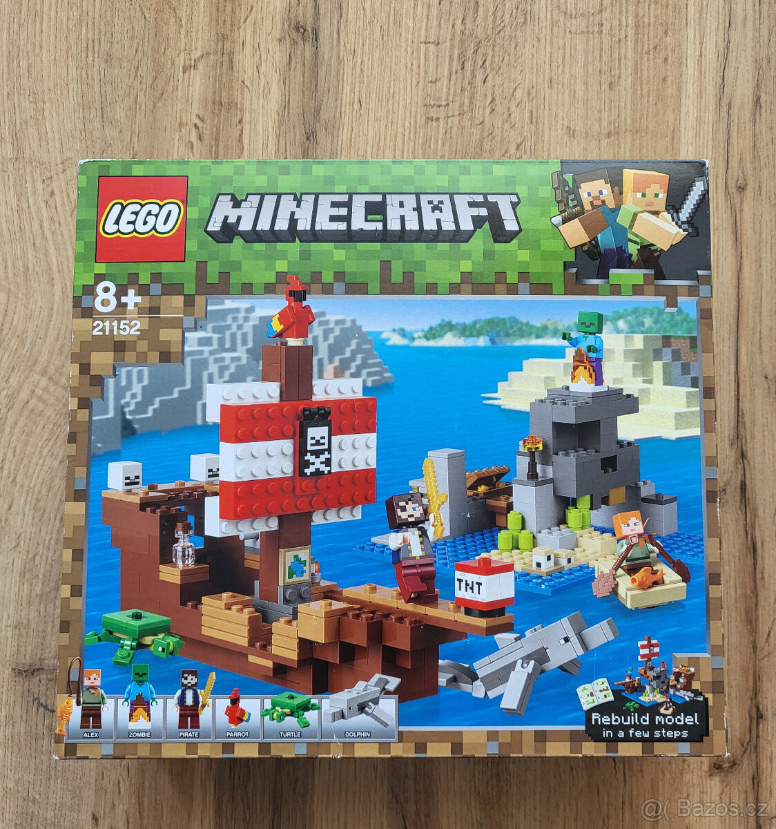 Lego 21152 Minecraft Dobrodružství pirátské lodi