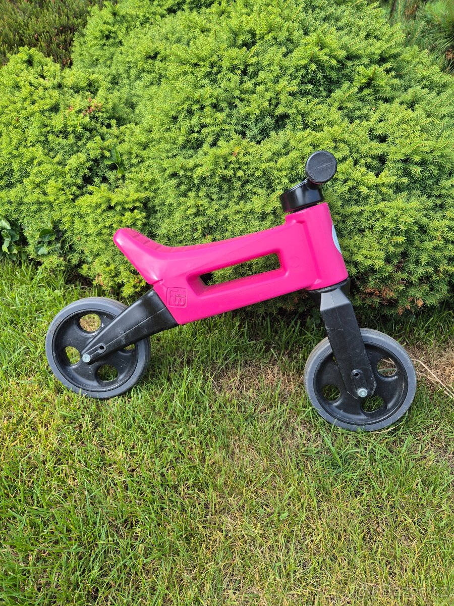 Odrážedlo FUNNY WHEELS Rider Sport 2v1 růžové